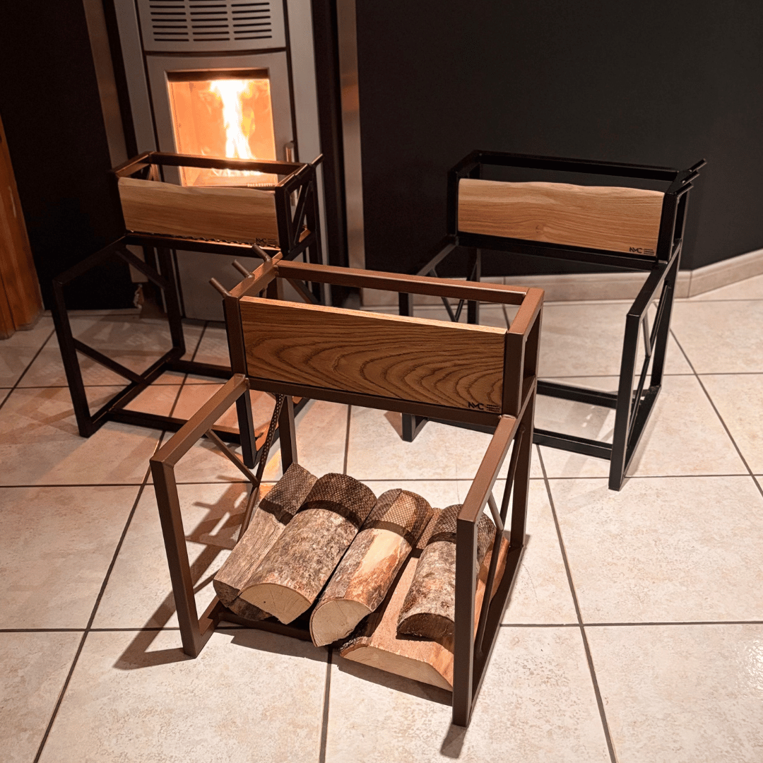 3 ranges buche uniques et sur-mesure. Fabrication française.